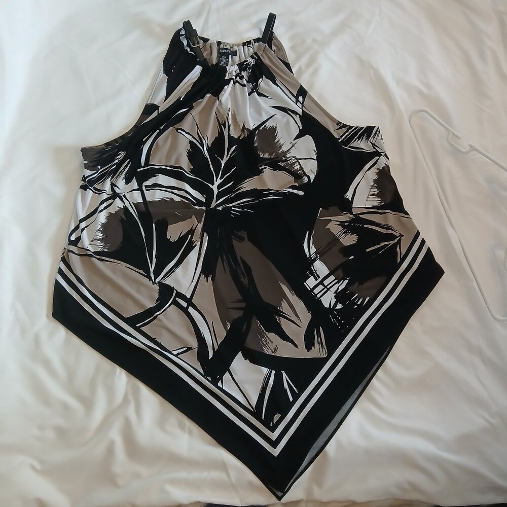 Like New Alfani Handkerchief Sheer XXL Top